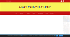 Desktop Screenshot of krazykidzpartybus.co.uk